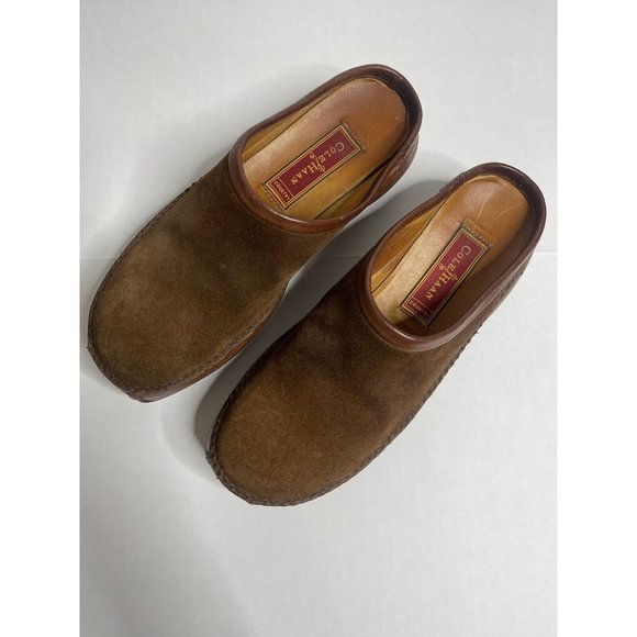 Cole Haan Shoes - SOLD ON MERCARI COle Haan Women's Brown Leather Mules Clogs Size 7